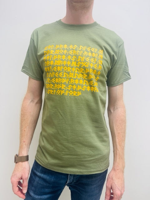 green runes poem adult tee tshirt t-shirt viking