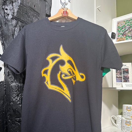 black dragon dreki adult printed tee tshirt t-shirt viking