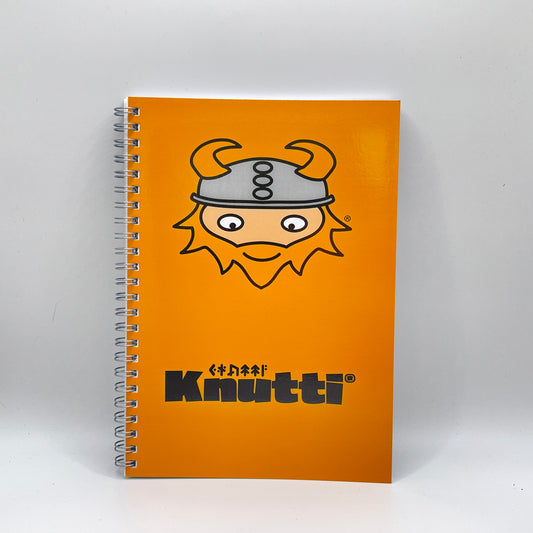 Notepad with Knutti the Viking Logo