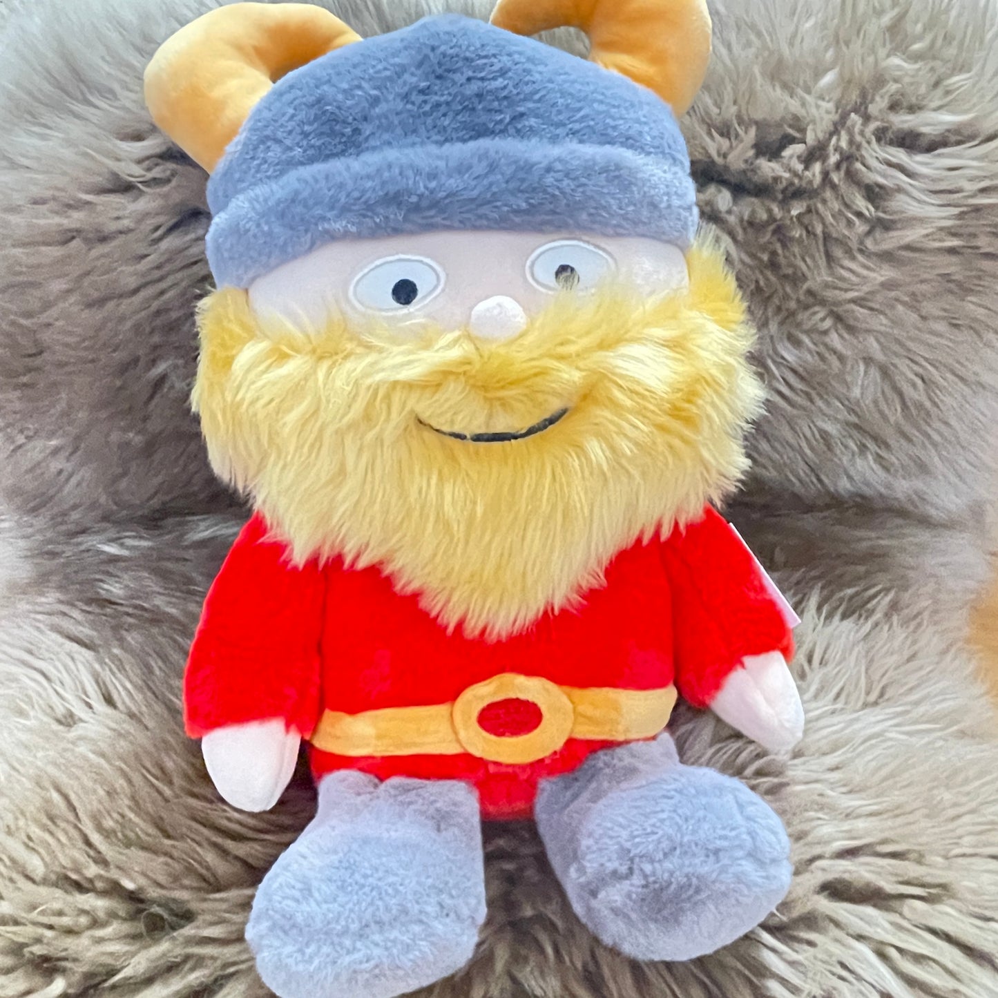 Knutti Viking cuddly toy Viking plushie red