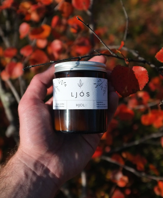 Norwegian Ljós Candle -- Hjol (100g) Clove, Cinnamon and Sweet Orange